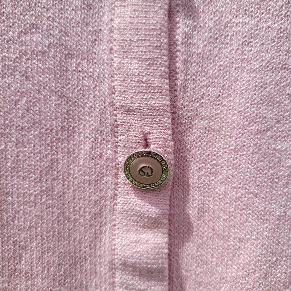 St. John Sport Blush Pink Button Cardigan Large - Picture 4 of 10